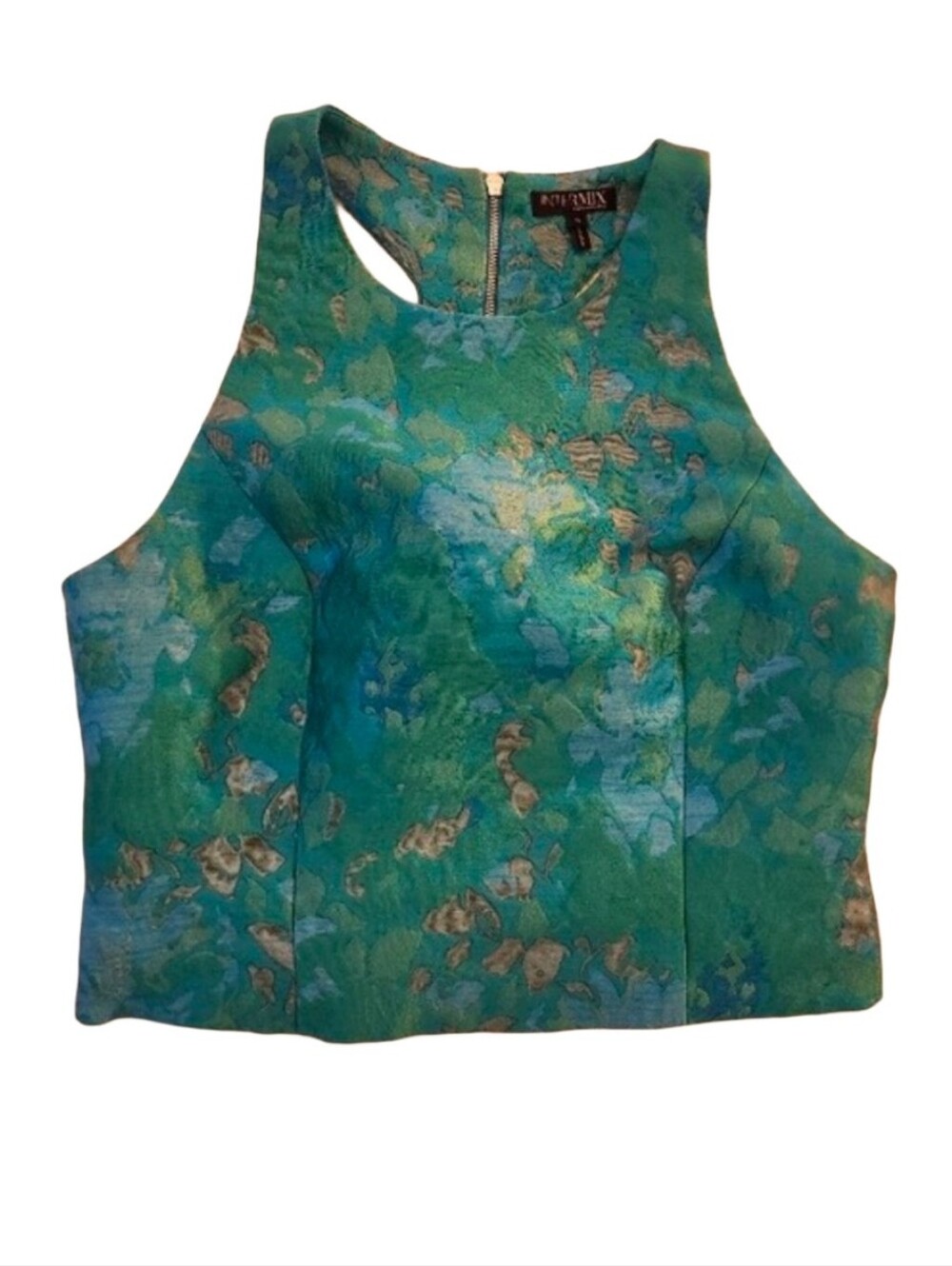Intermix Teal Aqua Sleveless Top Small